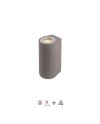 LEVI * APLIQUE EXTERIOR R GRIS OSCURO IP65 2L*GU10